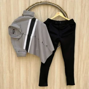 Men’s Party Wear Lycra Pant Shirt Combo
