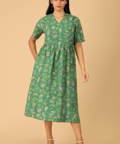 Printed Green Color One Piece