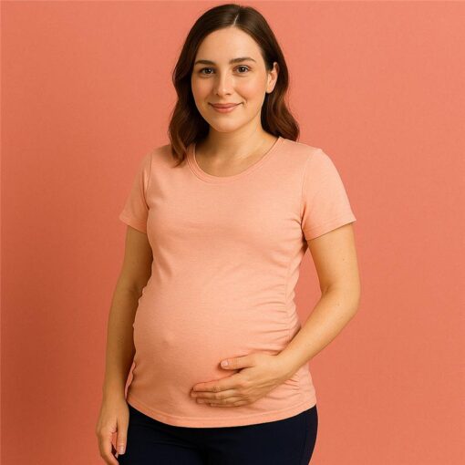 Pink Streachable Tshirt